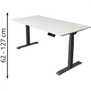 Schreibtisch Kerkmann Move 1 stable, weiß / anthrazit