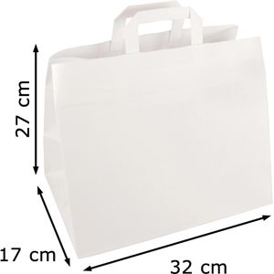 Produktbild für Papiertüten Papstar 86450, weiß