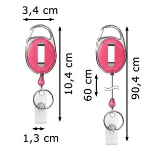 Produktbild für Ausweishalter Karteo 7054KC-GVS-0 rosa-transluzent