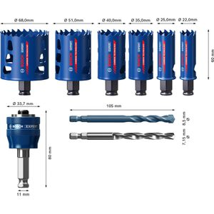 Produktbild für Lochsäge Bosch Expert Multi Material PC Plus, 9-teilig