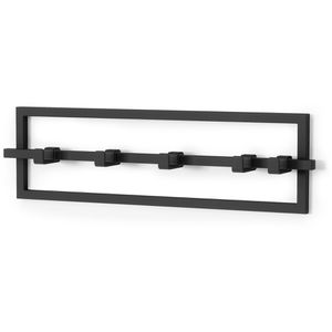 Produktbild für Garderobenleiste Umbra Cubiko 5, 1016881-040, schwarz
