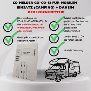 Produktbild für CO-Melder Schabus GX-CO12