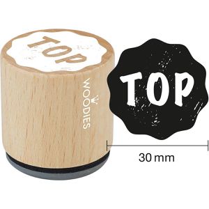 Produktbild für Motivstempel Colop Woodies Holzstempel Set, Ø 3 cm