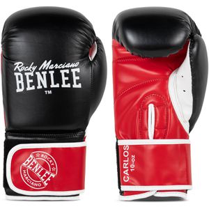 Produktbild für Boxhandschuhe BENLEE Carlos, schwarz/rot/weiß, für Erwachsene