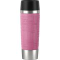 Isolierbecher Emsa Travel Mug Grande, 500ml hält 6h warm, Edelstahl doppelwandig, altrosa