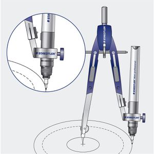 Produktbild für Zirkel Staedtler 550 60 Noris Club, 3-teilig
