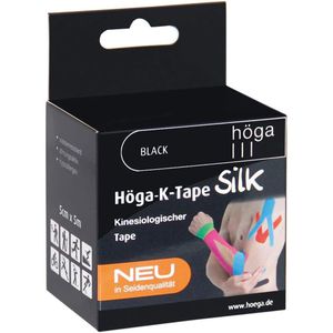 Produktbild für Kinesio-Tape Höga K-Tape Silk, schwarz
