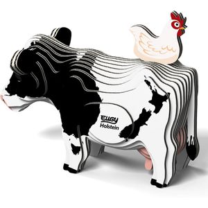 Produktbild für Puzzle Eugy 650079, 3D Tier-Puzzle, Holstein Kuh