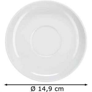 Produktbild für Untertasse Lavazza 20002132, weiß