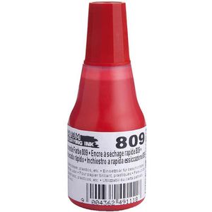 Stempelfarbe Colop 809 Premium, lösemittelbasiert, rot