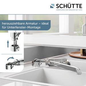 Produktbild für Küchenarmatur Schütte Luca, chrom