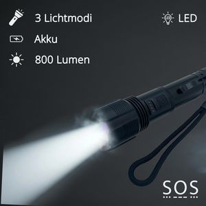 Produktbild für Taschenlampe Berger&amp;Schröter 32513, LED, aufladbar