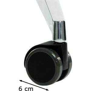 Produktbild für Stuhlrollen Köhl SR 60 W, 5 Stück