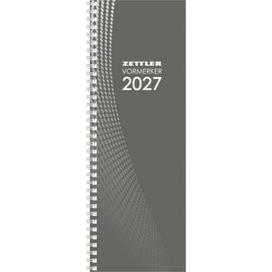 Produktbild für Vormerkbuch Zettler 800-0000, graues Hardcover