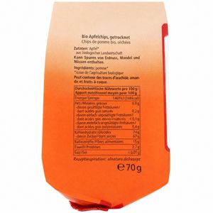 Produktbild für Trockenfrüchte Alnatura Apfelchips, ungeschwefelt, BIO