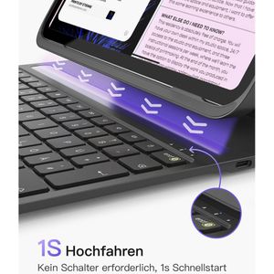 Produktbild für Tablet-Hülle Inateck BK2007, schwarz