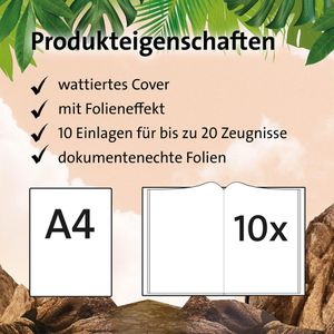 Produktbild für Zeugnismappe Roth 89324, mit Design und Effekt, A4