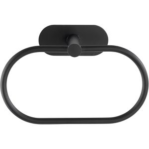 Produktbild für Handtuchhalter Wenko Orea Black Matt Turbo-Loc, schwarz