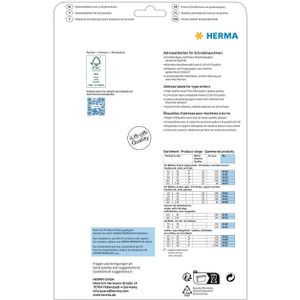 Produktbild für Adressetiketten Herma 4443, weiß
