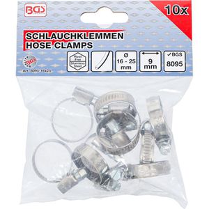 Produktbild für Schlauchschelle BGS-technic 8095-16x25, 16 - 25mm