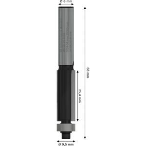Produktbild für Fräser Bosch PRO Bündigfräser, 8mm