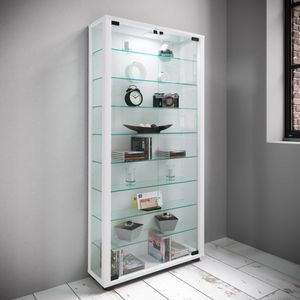 Produktbild für Glasvitrine VCM Lumo Maxi, stehend