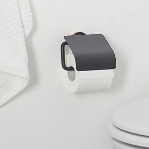 Produktbild für Toilettenpapierhalter Tiger Urban 1316630746, schwarz