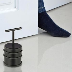 Produktbild für Türstopper Relaxdays aus Gummi/Edelstahl mit Griff