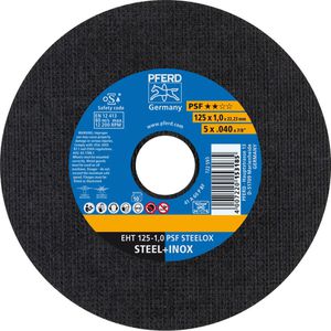 Trennscheibe PFERD-TOOLS PSF STEELOX, Bohrungs-Ø 22,23 mm