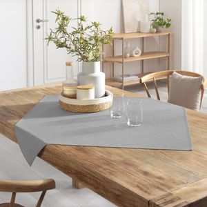 Produktbild für Tischdecke Delindo Wien, grau, 85 x 85 cm
