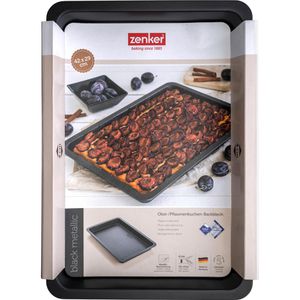 Produktbild für Backblech Zenker Black Metallic Pflaumenkuchen, aus Stahlblech