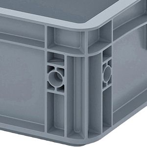 Produktbild für Eurobox AUER EG 64/12, grau, 24 Liter