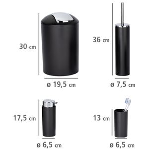 Produktbild für Badaccessoires-Set Wenko Calvo 24078800, 4-teilig