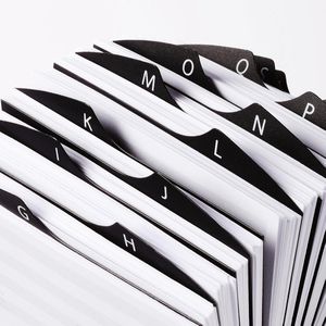 Produktbild für Rollkartei Durable 248201, Telindex