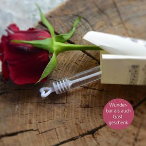 Produktbild für Seifenblasendose WeddingTree weiß, 5ml