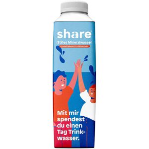 Produktbild für Mineralwasser share still, im Tetrapack