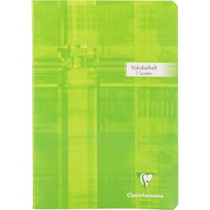Produktbild für Vokabelheft Clairefontaine 36889C, A5