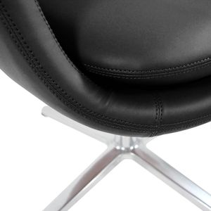 Produktbild für Loungesessel hJh-OFFICE Artemia, 600987, schwarz
