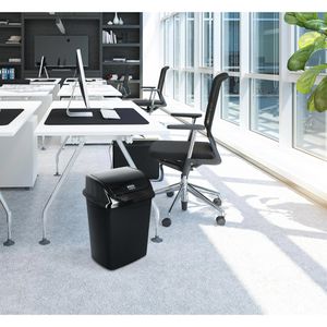 Produktbild für Mülleimer TipTop-Office schwarz