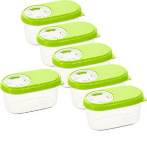 Schüttdose Kigima grün, aus Kunststoff, Set