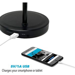 Produktbild für Schreibtischlampe Infitronic IN18LEDKL, schwarz, LED, dimmbar