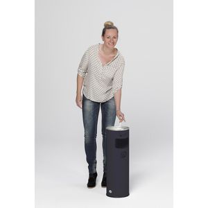 Produktbild für Aschenbecher VAR H66K, 3042, anthrazit, für Outdoor