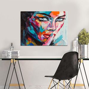Produktbild für Wandbild visario Frauengesicht