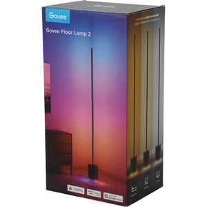 Produktbild für Stehlampe Govee Floor Lamp 2, LED, schwarz, 152 cm