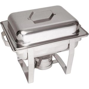 Chafing-Dish Bartscher 1/2 BP, 500481, silber, mit Brennpaste