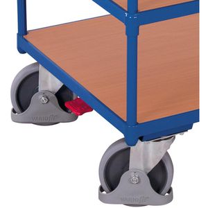 Produktbild für Tischwagen VARIOfit sw-700.600, aus Metall &amp; Holz