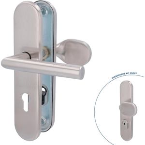 Produktbild für Drückergarnitur Alpertec Security Moskau WET PZ ZA