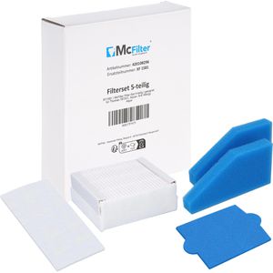Staubsauger-Filter McFilter Filter-Set, 5-teilig
