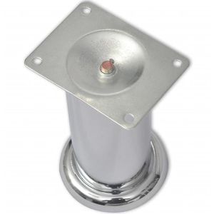 Produktbild für Möbelfuß vidaXL 3051484, silber, Metall