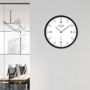 Produktbild für Wanduhr Falkenberg&amp;Söhne Design, Kunststoff, analog, Funkuhr